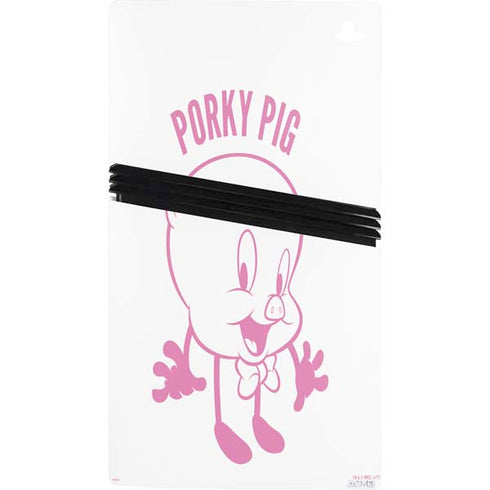Looney Tunes Porky Pig Big Head PS5 Pro Console Skin